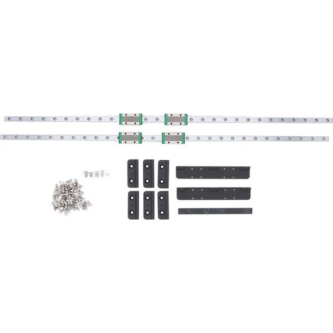 Rail de guidage des axes Y, Kit linéaire d'imprimante 3D en acier à haute teneur en carbone avec blocs coulissants pour Neptune 3 4 Maximum 2 pièces (1/5)