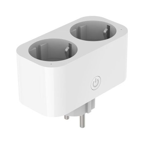 Prise connectée WiFi à commande vocale conforme aux normes européennes - avec fonction de suivi de la consommation d'énergie (1/5)