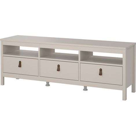 Madrid TV Tisch 3 Schubladen Cashmere. (1/5)