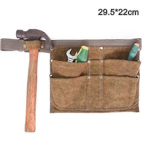 Tablier de jardinage, ceinture porte-outils pour femmes, tablier de jardinage à la taille, organisateur de tablier à outils ajustable, H 2025