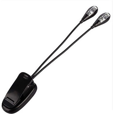 Lumina LED de citit reincarcabilia, Kunststoff, Schwarz