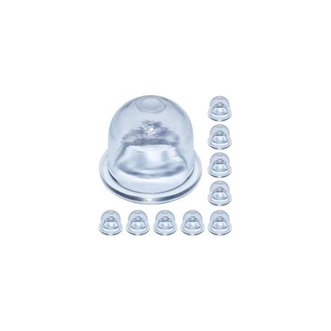 10 Pièces Pompe d'amorce pour STIHL FS38 FS40 FS45 FS55 FS56 FS80 FS85 FS130, Ampoule d'amorce Accessoire Tasse d'huile de Carburateur pour Débroussailleuse Coupe-Bordure (1/4)
