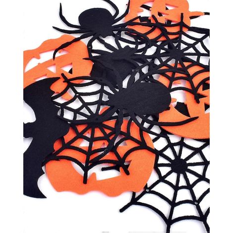 Halloween-Party-Wanddekoration Spinnennetz-Kürbis-Logo (a, Typ) 1 Stückbd (1/5)