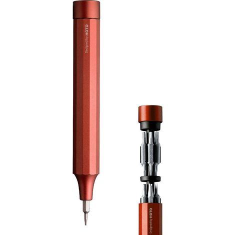 24 in 1 Precision Screwdriver Set for Electronics, Watches, iPhone, PC, Magnetic Screwdriver Set with 24 Sturdy S2 Steel Bits, Ideal, Red - P1 (1/5)