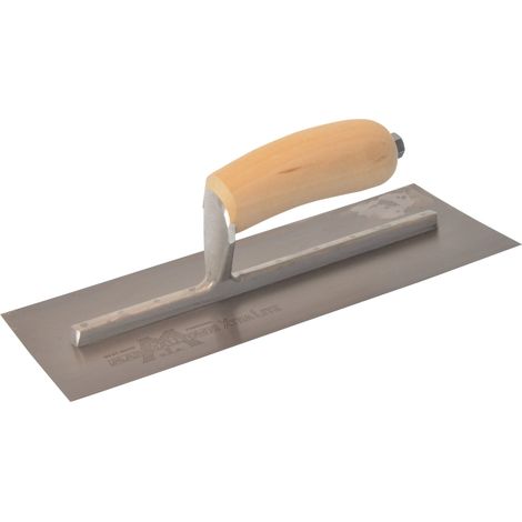Marshalltown MXS2 Plasterer's Finishing Trowel with Wooden Handle – 11.1/2 x 4.1/2 inches
