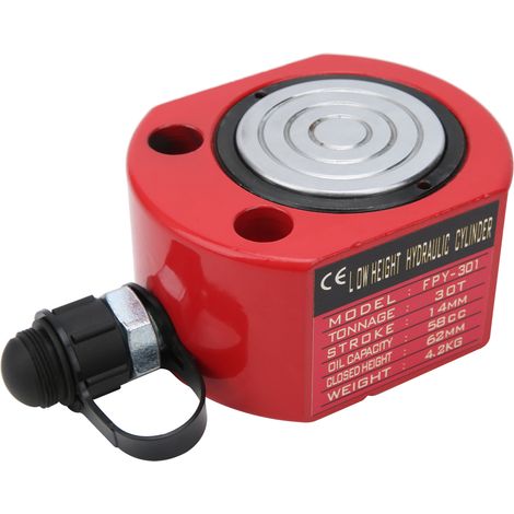 Vérin hydraulique ultra-mince 30T 45 en acier, alésage creux séparé, outil industriel FPY‑301 (1/5)