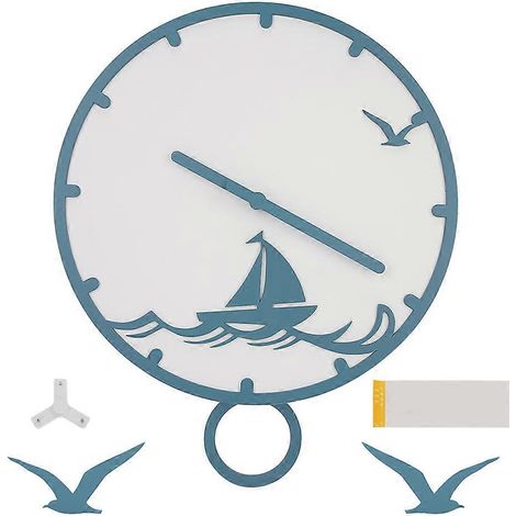 Horloge Murale Silencieuse Style Simple pour Salon, Chambre, Bureau - Horloge Suspendue Décorative pour Maison (1/5)