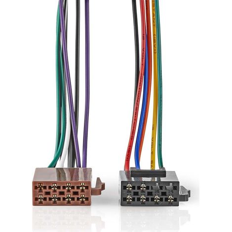 Nedis ISO-Adapter-Kabel / ISO Kompatibilität: Standard / 0.15 m / Rund / PVC / Box