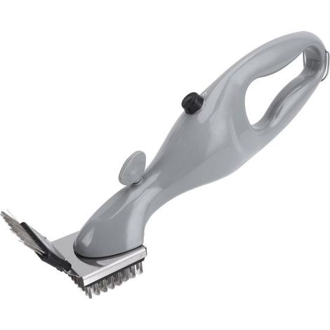 Cepillo de limpieza a vapor para parrillas de exterior - Seguro y eficaz - Para rejillas de hierro fundido o acero inoxidable (1/5)