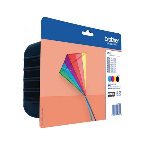 Cartucho de Tinta Original Brother LC-223VALBP Multicolor