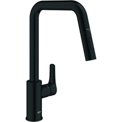 EH-SPT-Batterie Eurosmart 30619 h. Auslauf Dual Spülbrause matt black (1/3)