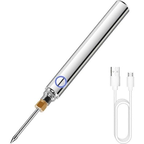 Fer à souder rechargeable USB, stylo de soudage portable à batterie lithium, petit fer à souder électrique (1/4)