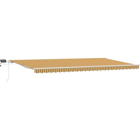 Maison Exclusive - Tenda Retrattile Multicolore 600 × 350 cm Tessuto e acciaio