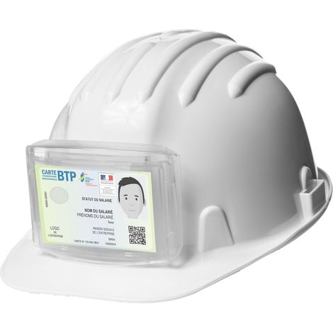 Satz mit 10 - Sicherheitshelm-Badgehalter