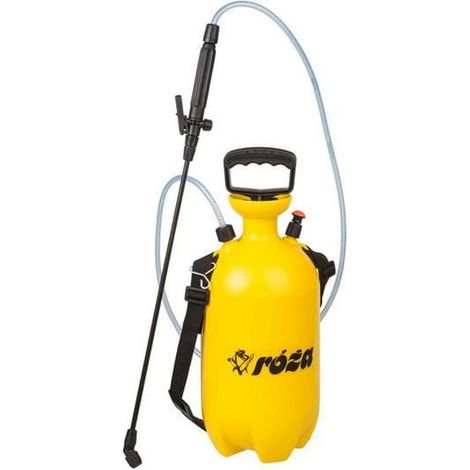 Kwazar, modelo WOK0452, Pulverizador Róza 6L Garden Hobby, ideal para jardinería doméstica, herramienta ligera y eficiente para aplicaciones de fertilizantes y pesticidas