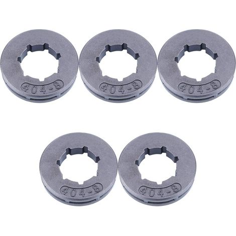 5 x Couronne de chaîne pour tronçonneuse 404 8 dents Remplacement compatible Oregon 13313 compatible ST Husqvarna (1/5)