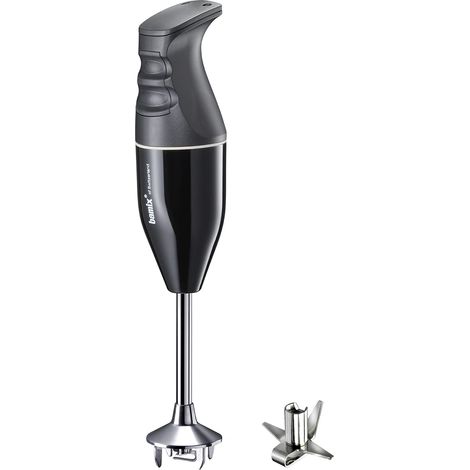 Bamix EO140 Classic - Batidora de inmersión (140 W, 2 niveles), color negro y blanco