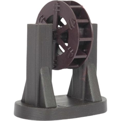Modèle réduit de roue à aubes, accessoire créatif, marron, 5 cm de diamètre (1/5)
