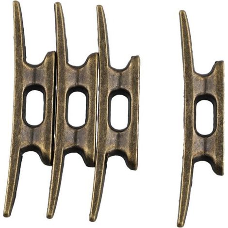 Taquet de Quai Bateau 4 Pouces pour D'Amarrage en Fonte HôTe Bronze Adapté au DéCor Maritime Lac Plage Nautique, PièCes