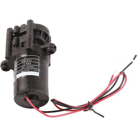 Mini pompe à eau auto-amorçante ZC-A250 DC24V à engrenages en plastique résistant à la corrosion (1/4)