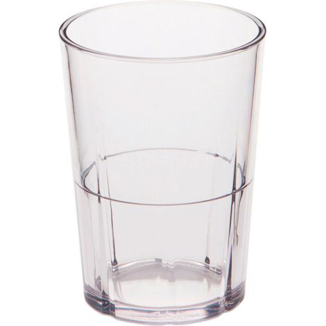 Verre Lido - 6.7 x 6.7 x 9.2 cm - Transparent - Lot de 36 - Cambro