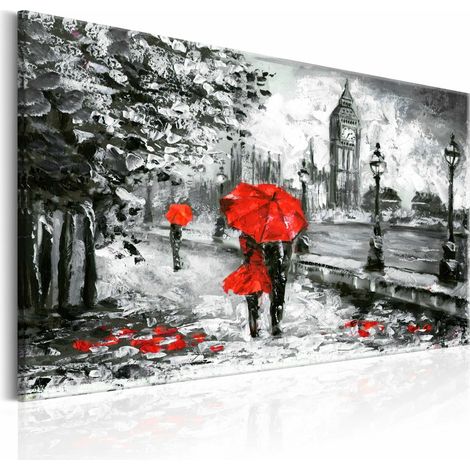 Tableau Londres à pied - 60 x 40 cm (1/4)