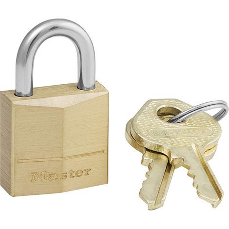 Cadenas en Laiton pour Cave, Malle, vestiaire, 30mm avec Serrure à clé (1/5)