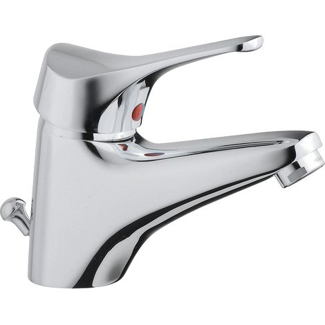 Miscelatore monocomando per lavabo con scarico automatico 1"1/4 - Cisal Mito 3