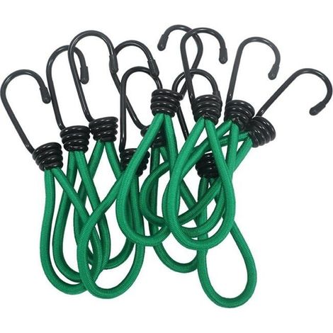 12-teiliges Set mit Spannhaken für Planen, elastische Campingplanen-Spanngurte mit Haken, elastische Gurte für Planen (1/5)