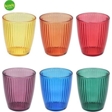 Set 6 bicchieri Panama Tognana 320 cc colori assortiti