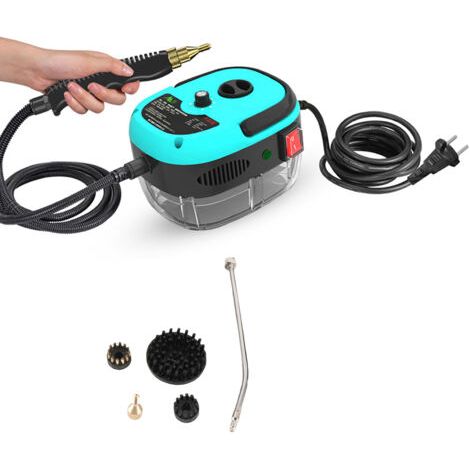 Nettoyeur vapeur manuel haute pression 1500 W à 3 bars avec tête de brosse, idéal pour le nettoyage des appareils de cuisine et le nettoyage ménager. (1/5)