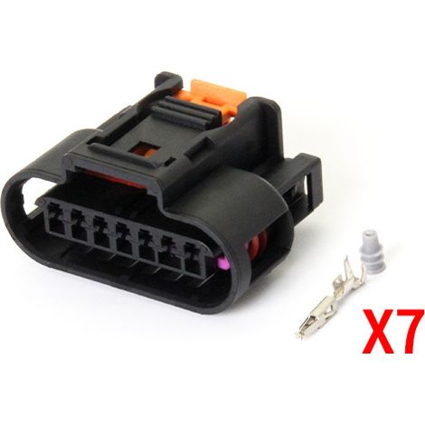 Connecteur domestique DJ7071-1.5-21 applicable à la prise de bobine d'allumage du transformateur haute tension automobile PP10000888 (1/4)