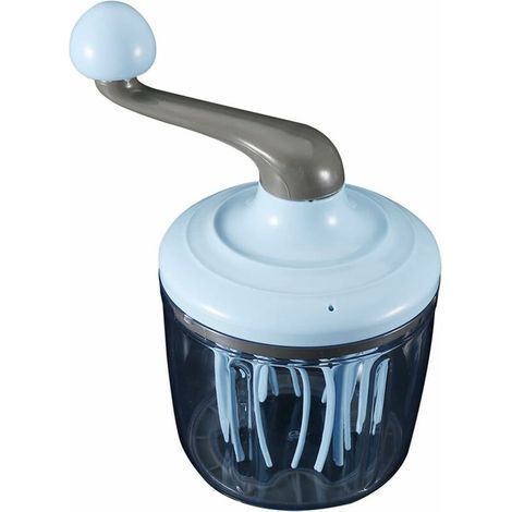 Type Manuel de Fabricant de Mousse de Fouet de Crème d'Oeufs, Outil Manuel De Cuisine De Batteur d'Oeufs 1100ml (1/5)