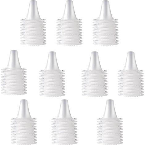 200pcs Embouts pour Braun Analogique Thermomètre Auriculaires, Capuchons Couvre Filtres de Sonde de Rechange Lentilles de Protection, Compatible avec Différents Types (1/4)