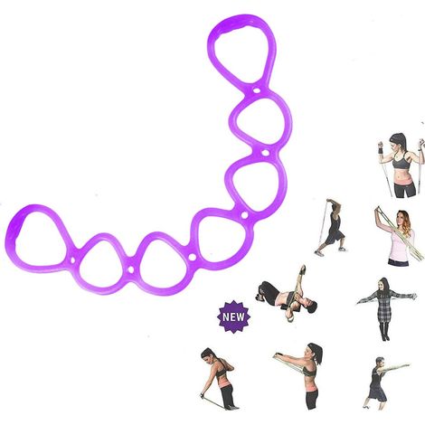 Bandes De Resistance - Cercle Pilates Avec 7 Anneaux Pour Etirement Et Renforcement Musculaire - Usage Domestique Et En Centre De Fitness - 1 Piece (1/5)