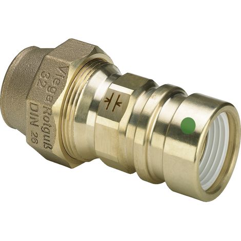 Pièce de transition avec SC Geopress 9613.4TW en laiton rouge 63x63mm