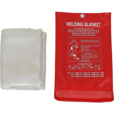 Couverture anti-feu, couverture anti-feu d'urgence, fibre de verre ignifugée, équipements de sécurité et de protection pour la cuisine