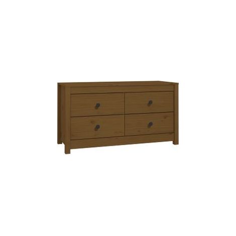 Armoire latérale Marron Miel 100x40x54 Bois de pin massif (1/5)