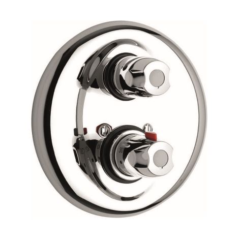 Argo Chopper CP H300 Mitigeur thermostatique de douche a' encastrer en laiton chrome', pie'ces de'tache'es et accessoires pour robinetterie de salle de bain