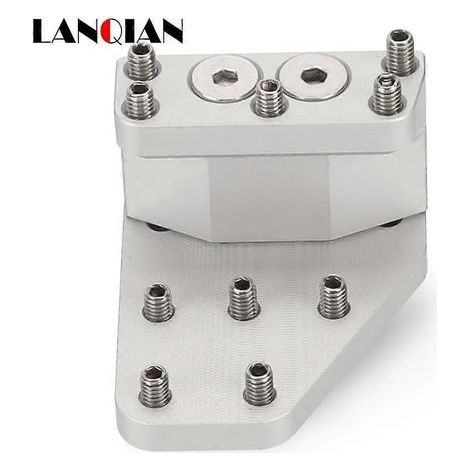 S'applique aux modèles 690, 790, 890, 950, 1050, 1090, 1190, 1290, Adventure R/S/Low et 990 Adventure. Blanc ABS SPEC/Dakar/Baja. Système d'embout de levier de frein DualControl (argent). (1/5)
