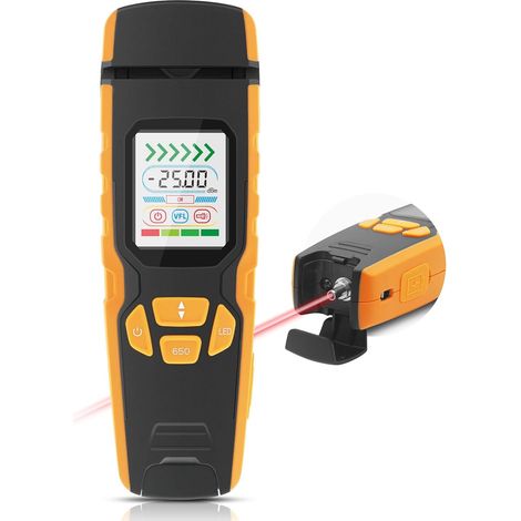 LWL Handheld Fiber Optic Tester with Real-Time Fault Location, 850-1700nm SM/MM Power Meter with VFL Function and LED Display, Fiber Optic Cable Tester for Networks (1/5)