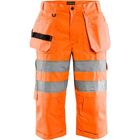 Pantacourt de travail haute visibilité 1539181 - Orange fluo XS - FR(38) - SE(C44) - Standards (1/2)