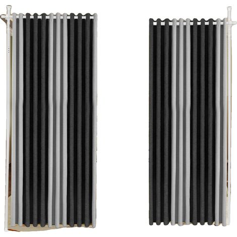 Diviseur de rideau, Hauteur réglable 122-305cm, Longueur totale 3.658m, Capacité de charge 25-40kg, Type de montage autonome, Utilisation intérieure (1/5)