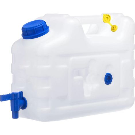 AquaGuard Jerrycan 20L Wasserkanister mit Schraubventil - HDPE Lebensmittelecht mit PZH Zertifikat
