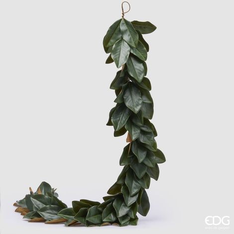 EDG Enzo De Gasperi Festone Magnolia L 183 Cm L 22 Cm 99 Foglie Green