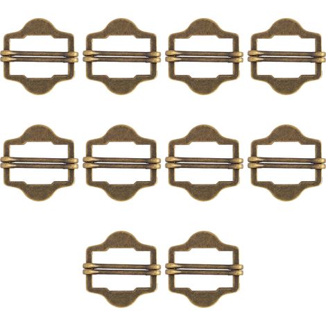 Slide Adjuster - Metal - For Suit Vest Waist Adjustment - 10 Pieces (1/5)