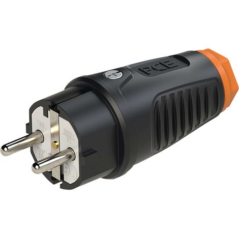 Fiche en caoutchouc PCE Taurus2, noir/orange (1/2)