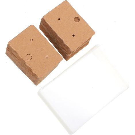 100 Pièces Cartes de Présentation pour Bijoux D'oreilles en (1/5)