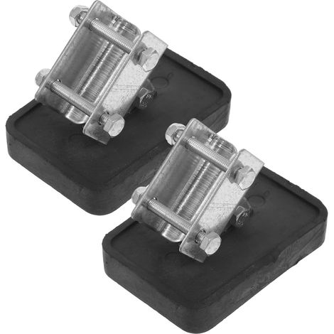 Tampons Pieds D'échelle En Caoutchouc Antidérapants 2 Pcs Housses Protectrices Renforcées Pour Escabeau Et Échelle Télescopique, Accessoires Stables Universels Pour Escaliers Polyvalents (1/5)