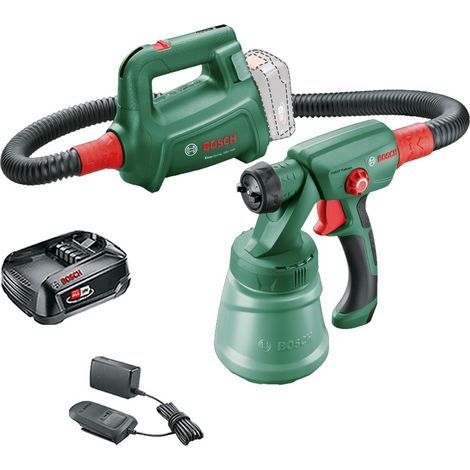 Bosch EasySpray 18v 18V-100 Cordless Paint Spray Gun + 1.5AH Battery kit (1/5)